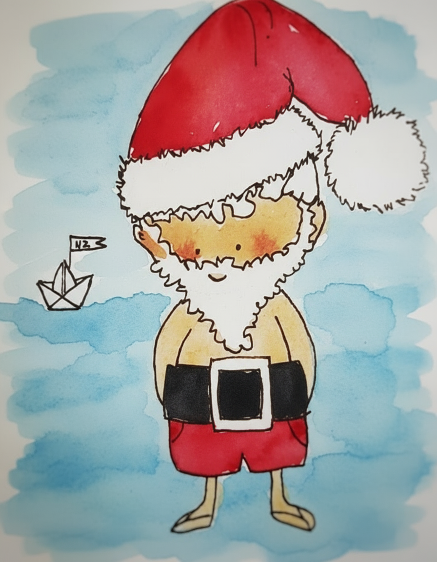 Dunedin Watercolour Christmas Cards Workshops