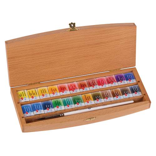 Boxed Sets, White Nights Watercolour Paints, Full Pans