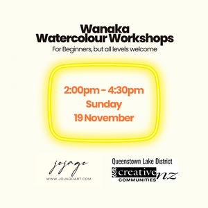 Wanaka Watercolour Workshops with Jo Jago Art (Sunday, 2:00pm)