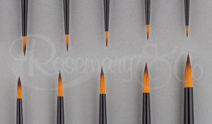 Handmade Golden Nylon Brush from Rosemary & Co