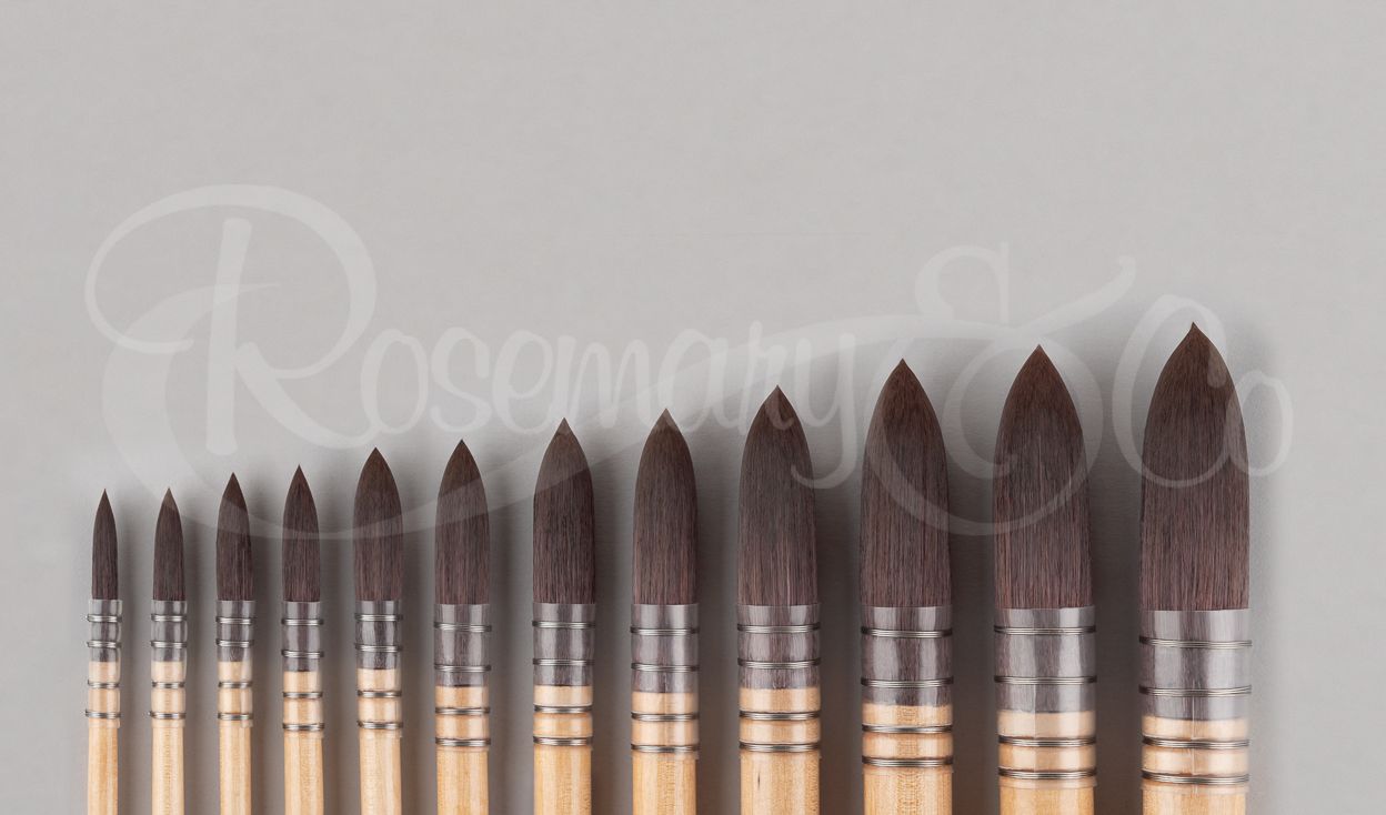 Handmade Sienna Synthetic Mop Brush from Rosemary & Co