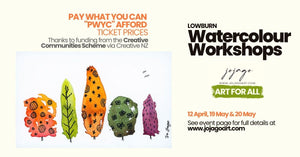 Art for All - Lowburn Watercolour Workshops with Jo Jago Art
