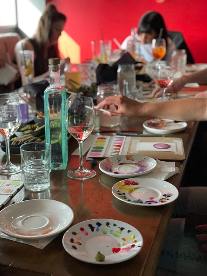Christmas Watercolour Workshop at The Stoaker Room with Jo Jago Art