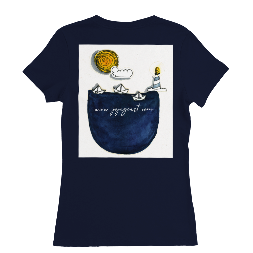 Premium Womens V-Neck T-shirt