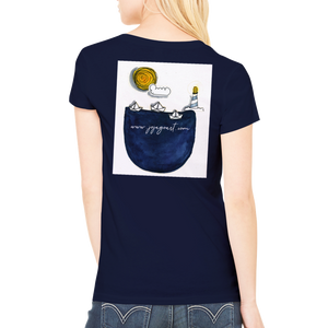 Premium Womens V-Neck T-shirt