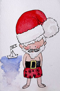 Christmas Watercolour Workshop at The Stoaker Room with Jo Jago Art